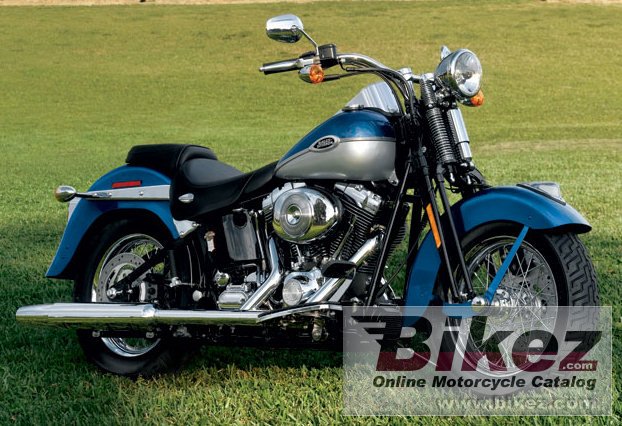 Big Harley-Davidson flstsc softail springer classic picture and wallpaper from Bikez.com